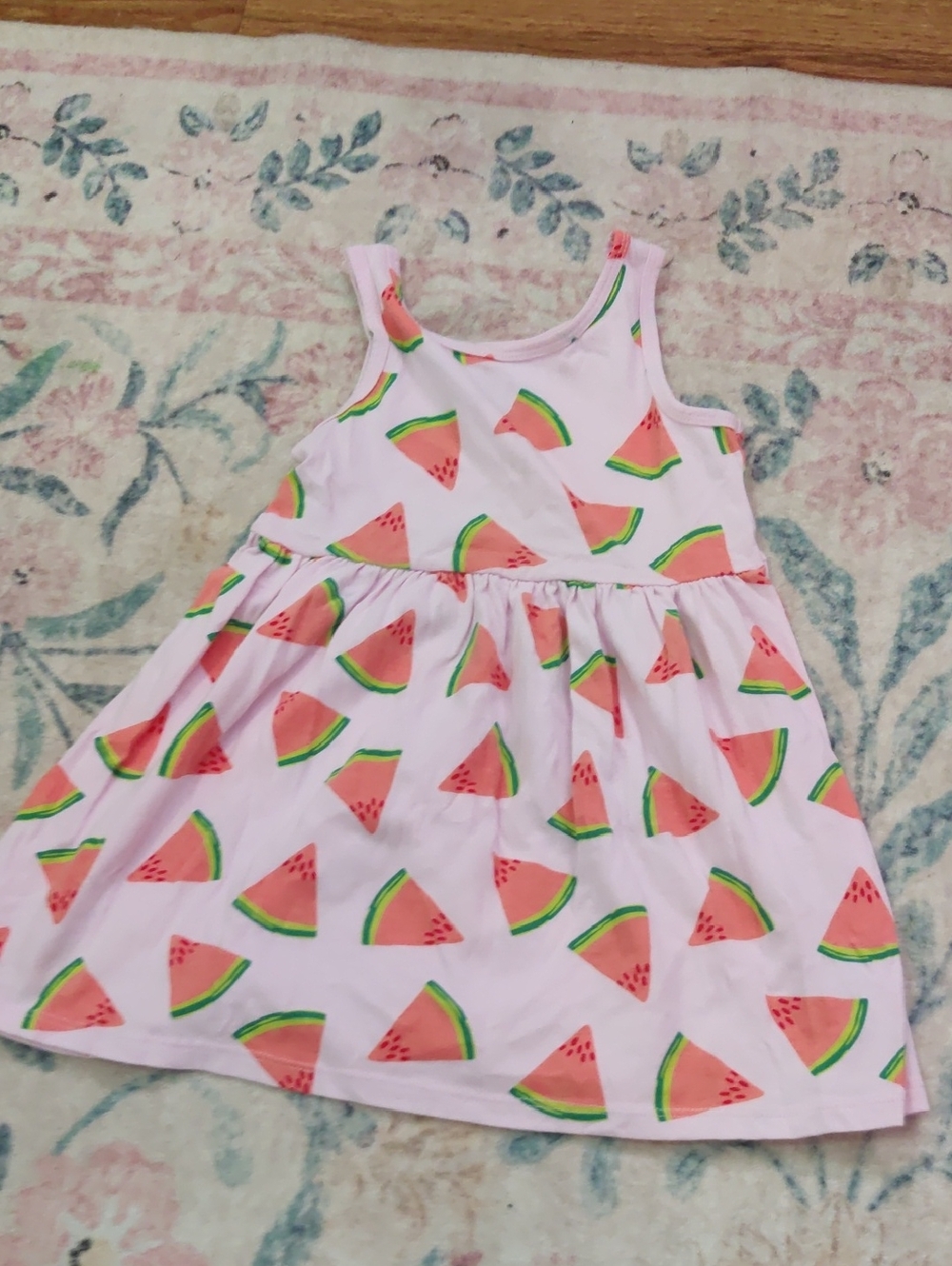 Cat & Jack Pink Watermelon Slice Tank Dress